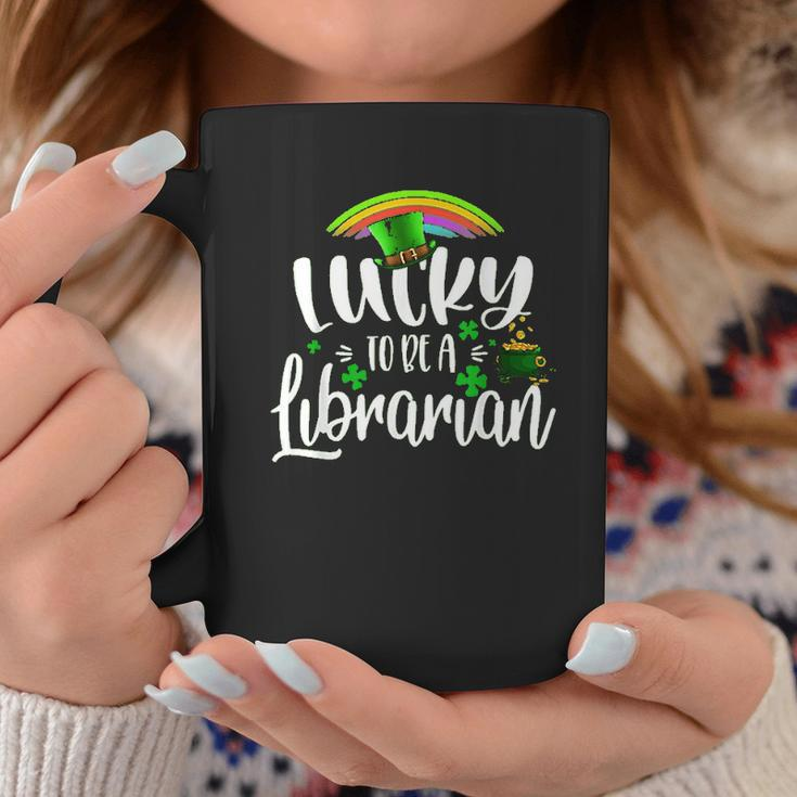 Irish Lucky To Be A Librarian St Patricks Day Teacher Gift Coffee Mug Personalized Gifts