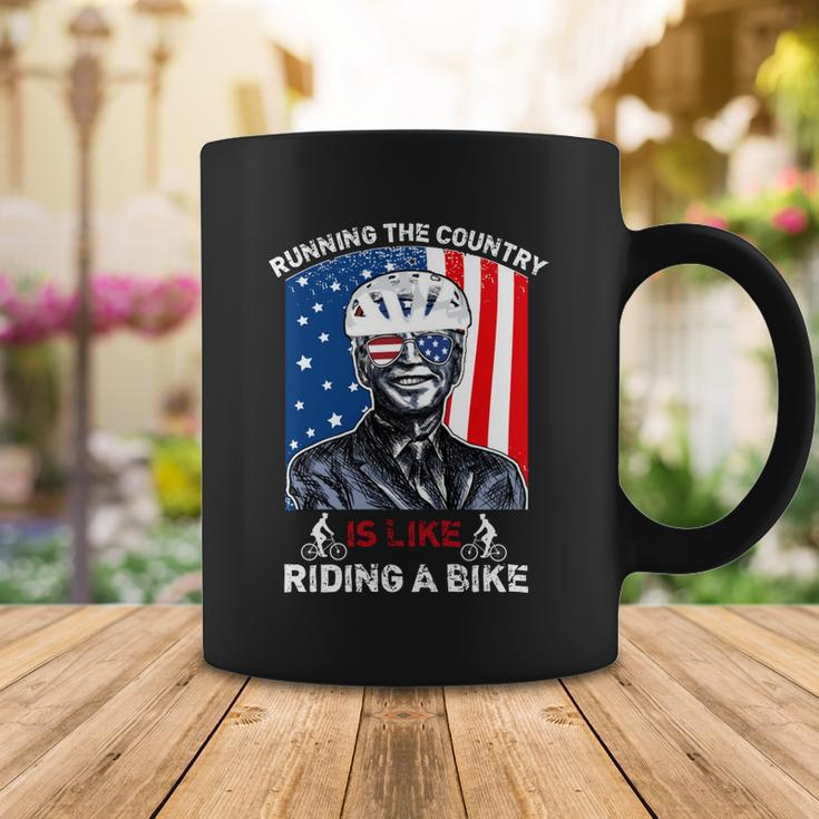 Joe Biden Falling Off His Bicycle Funny Biden Falls Off Bike V7 Coffee Mug Unique Gifts