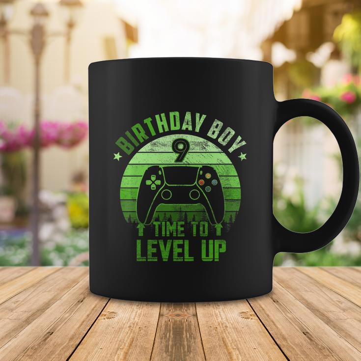 Kids 9Th Birthday Boy Time To Level Up 9 Years Old Boys Cool Gift Coffee Mug Unique Gifts