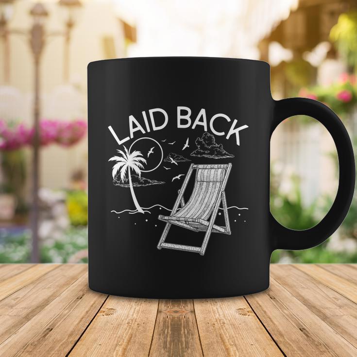 Laid Back Beach Vacation Time Coffee Mug Unique Gifts