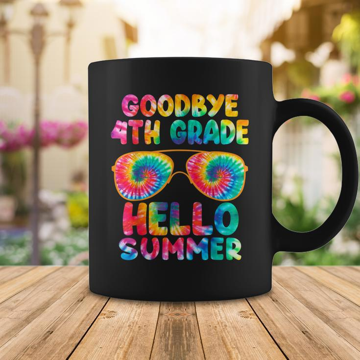 Last Day Of School Goodbye 4Th Grade Hello Summer Tie Dye Coffee Mug Funny Gifts