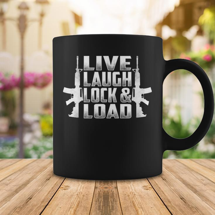 Laugh Lock & Load Coffee Mug Funny Gifts