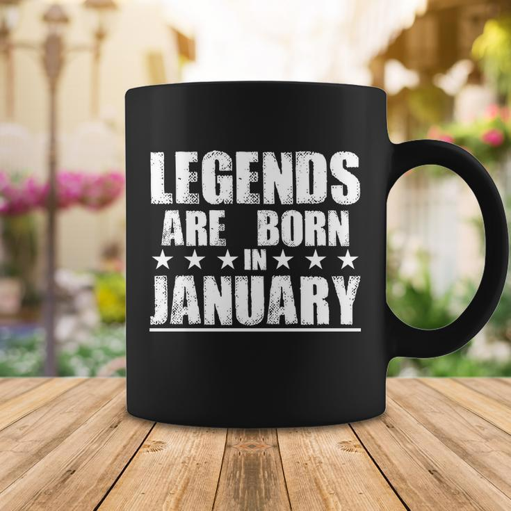 Legends Are Born In January Birthday Tshirt Coffee Mug Unique Gifts