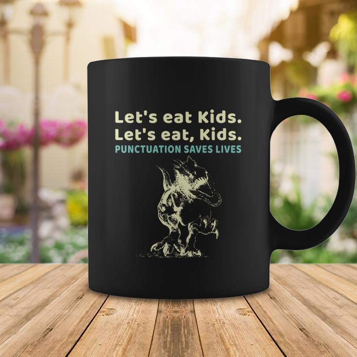 Lets Eat Kids Punctuation Saves Lives Grammar Teacher Funny Gift Coffee Mug Unique Gifts