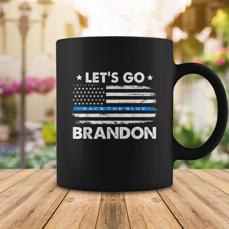 Lets Go Brandon Shirt Thin Blue Line Us Flag Coffee Mug Unique Gifts