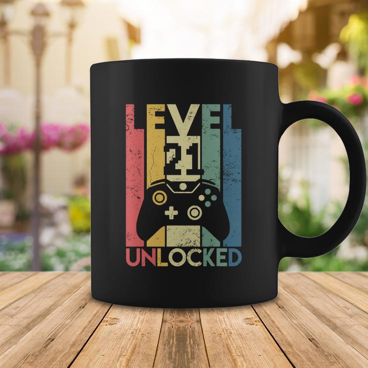 Level 21 Unlocked Shirt Funny Video Gamer 21St Birthday Gift Coffee Mug Unique Gifts