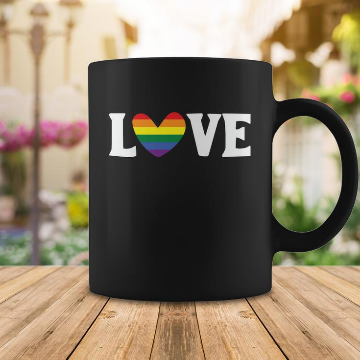 Love Heart Lgbt Gay Pride Lesbian Bisexual Ally Quote Coffee Mug Unique Gifts
