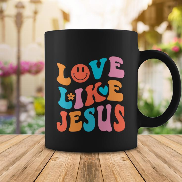 Love Like Jesus Religious God Christian Words Gift V2 Coffee Mug Unique Gifts