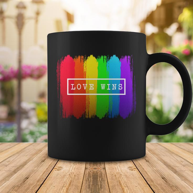 Love Wins Flag Coffee Mug Unique Gifts