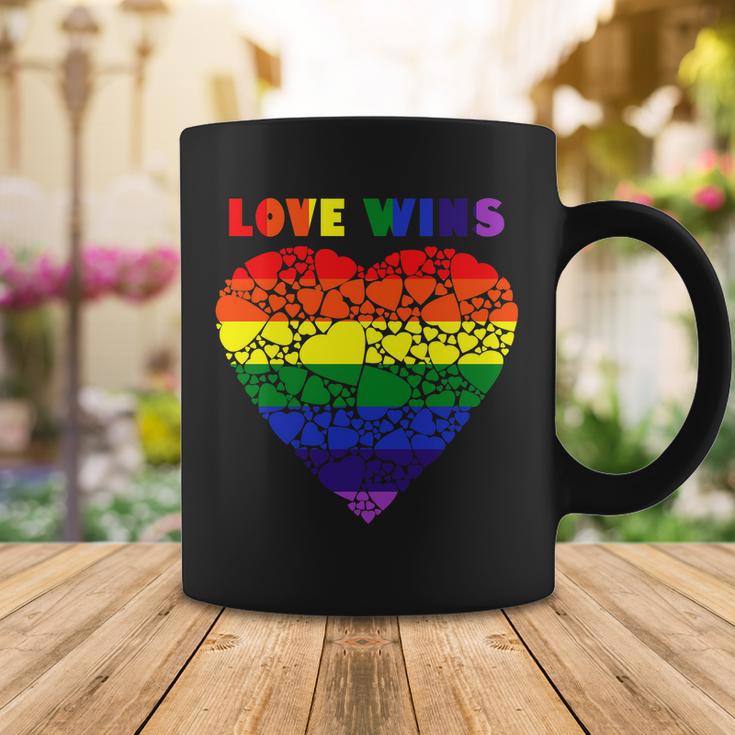 Love Wins Heart Coffee Mug Unique Gifts