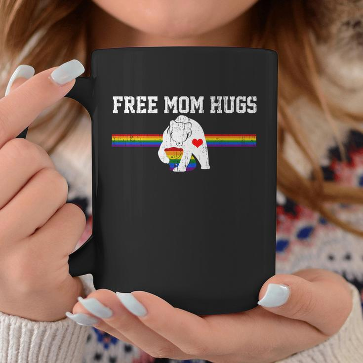 Mama Bear Lgbt Heart Rainbow Lgbt Month 2022 Free Mom Hugs Meaningful Gift Coffee Mug Personalized Gifts