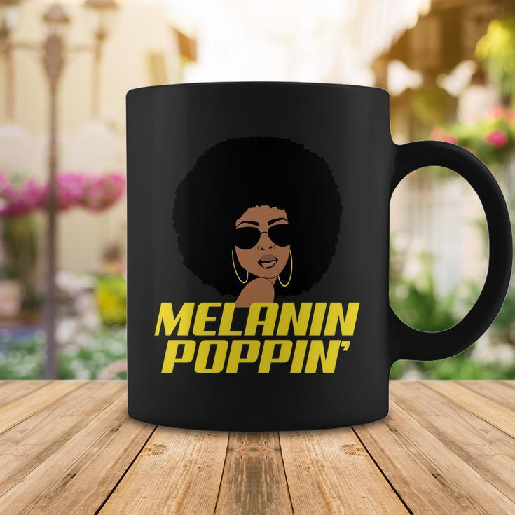 Melanin Poppin Proud African Pride Coffee Mug Unique Gifts