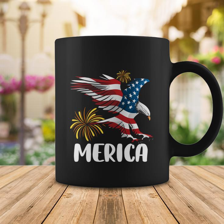 Merica Bald Eagle Mullet Cute Funny Gift 4Th Of July American Flag Meaningful Gi Coffee Mug Unique Gifts