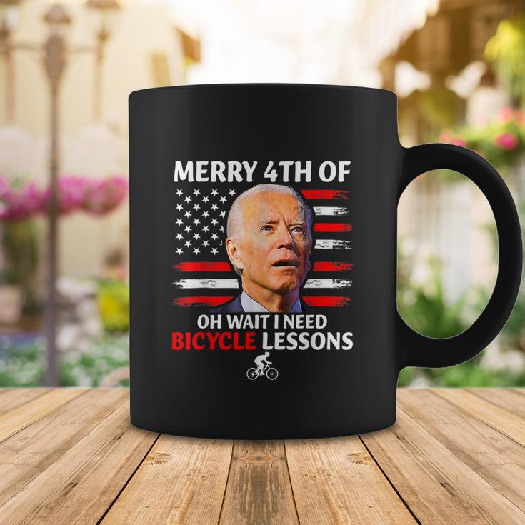 Merry 4Th Of July Biden Bike Bicycle Falls Off Anti Biden V2 Coffee Mug Unique Gifts