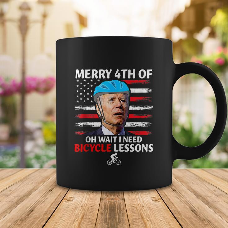 Merry 4Th Of July Biden Bike Bicycle Falls Off Anti Biden V4 Coffee Mug Unique Gifts