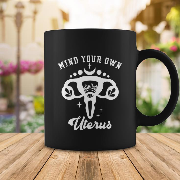 Mind Your Own Uterus Floral Feminist Pro Choice Meaningful Gift Coffee Mug Unique Gifts