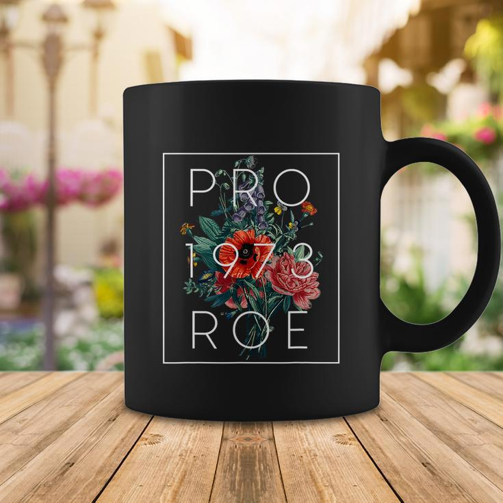 Mind Your Own Uterus Floral Flowers Pro Roe 1973 Pro Choice Coffee Mug Unique Gifts