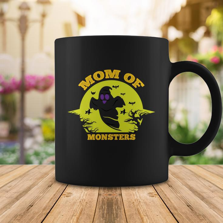 Mom Of Monsters Halloween Quote Coffee Mug Unique Gifts