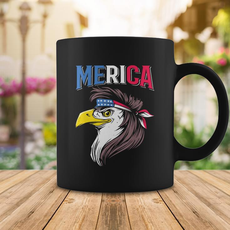 Mullet Eagle American Flag Usa Bird 4Th Of July Merica Gift Coffee Mug Unique Gifts