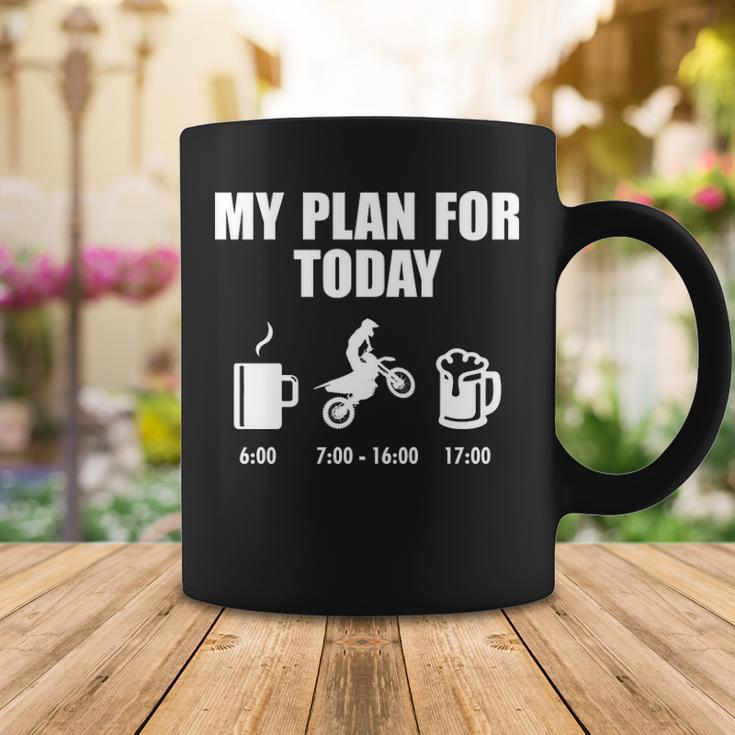 My Plan For Today - Motocross Coffee Mug Funny Gifts