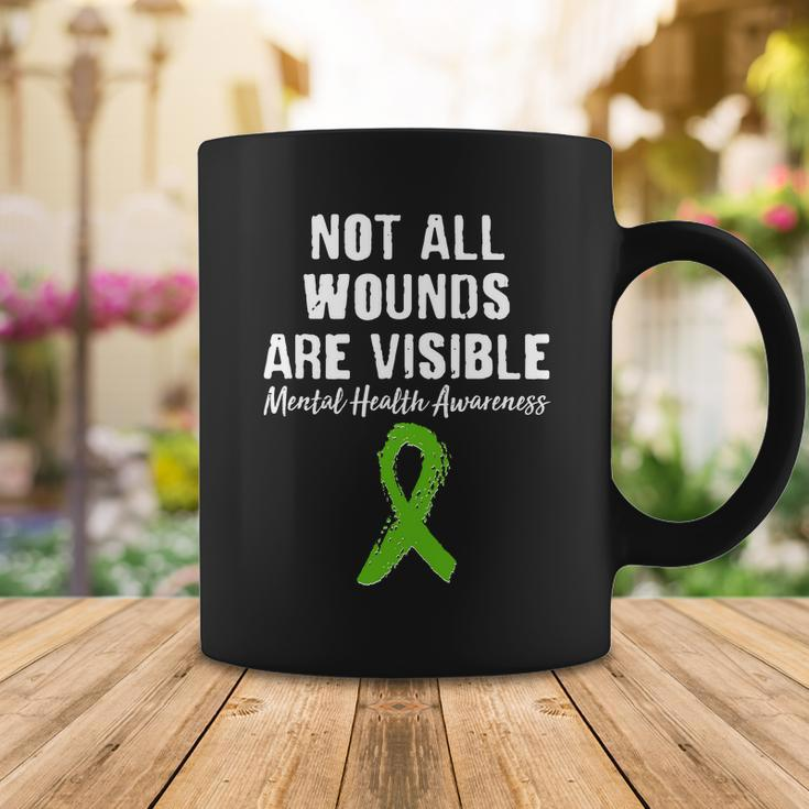 Not All Wounds Are Visible Mental Health Awareness Coffee Mug Unique Gifts