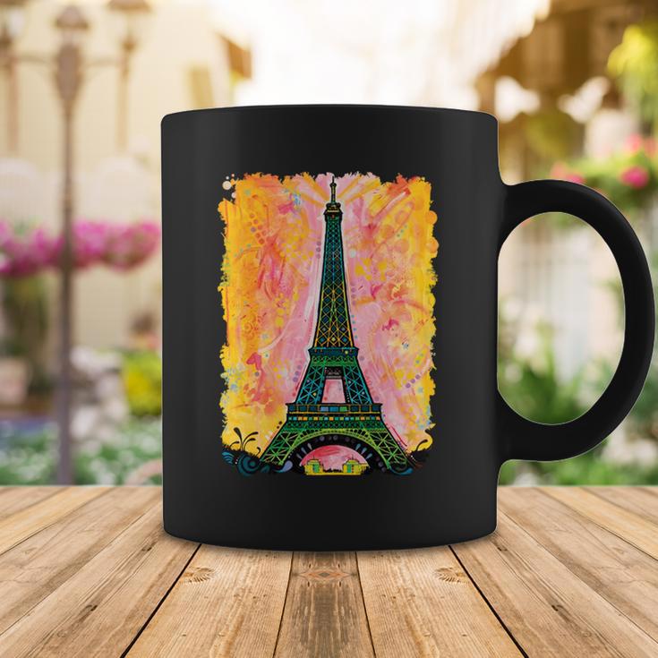 Paris France Colorful Eiffel Tower Coffee Mug Unique Gifts