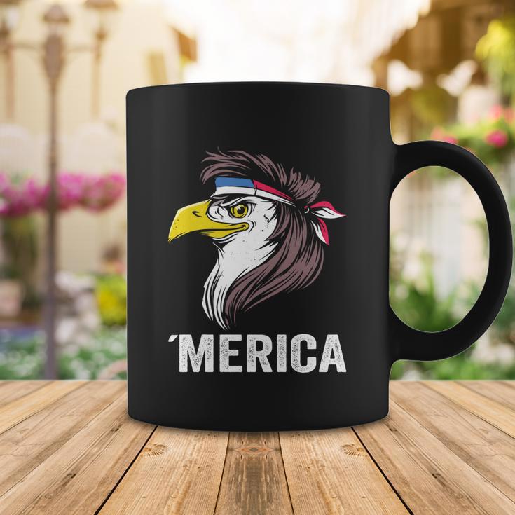 Patriotic Eagle Mullet American Flag Merica 4Th Of July Great Gift Coffee Mug Unique Gifts