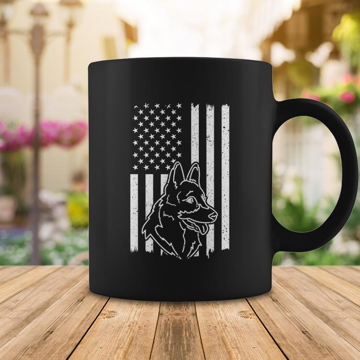 Patriotic German Shepherd American Flag Dog Lover Cute Gift Coffee Mug Unique Gifts