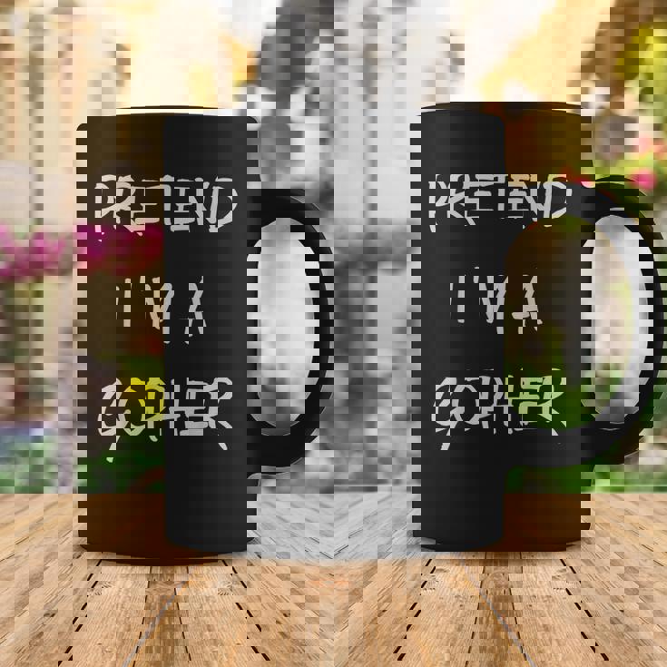Pretend Im A Gopher Halloween Party Simple Diy Costume Coffee Mug Personalized Gifts