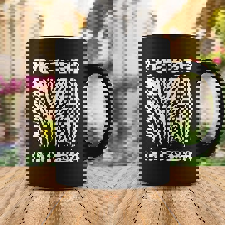 Pretend Im A Zebra Halloween Office Night Party Costume Coffee Mug Personalized Gifts
