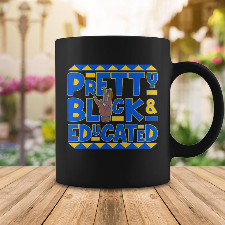 Pretty Black And Educated Sigma Gamma Rho Hand Sign Coffee Mug Unique Gifts