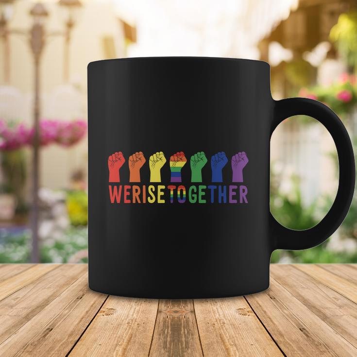 Pride Month We Rise Together Lgbt Pride Coffee Mug Unique Gifts