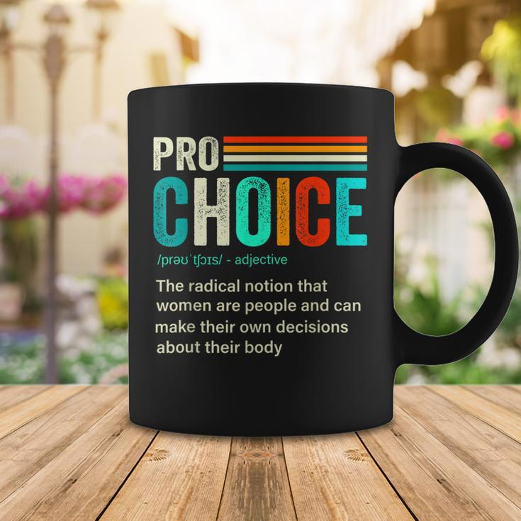 Pro Choice Definition Feminist Womens Rights Retro Vintage Coffee Mug Funny Gifts
