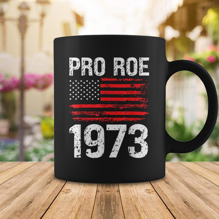 Pro Roe 1973 Reproductive Rights America Usa Flag Distressed Coffee Mug Funny Gifts