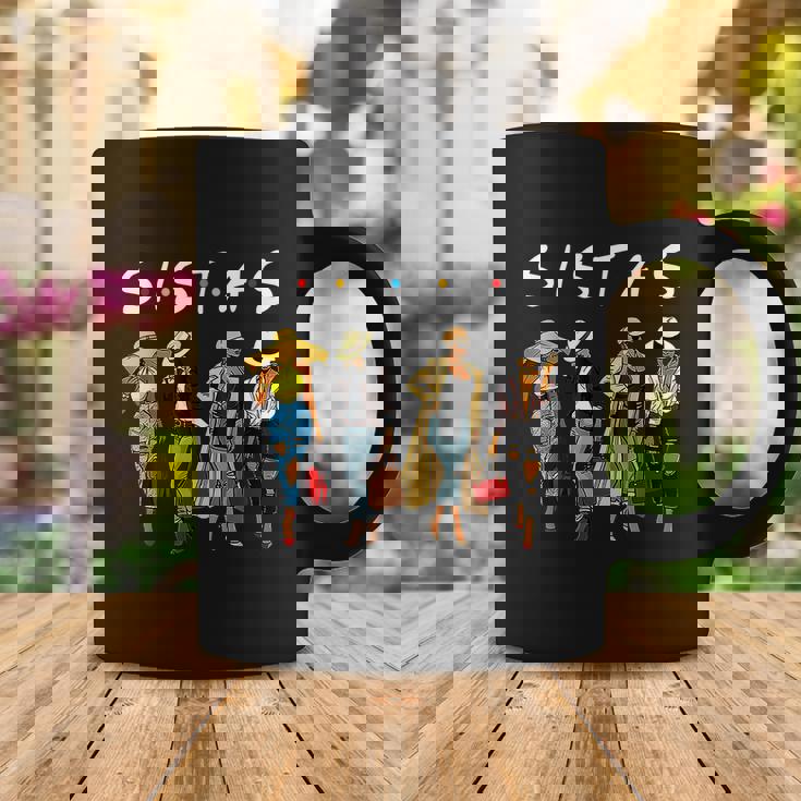 Proud Black Sistas Queen Melanin Afro African American Women Coffee Mug Unique Gifts