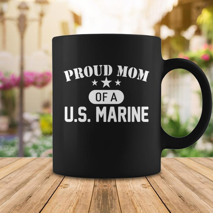 Proud Mom Of A US Marine Mothers Day Coffee Mug Unique Gifts