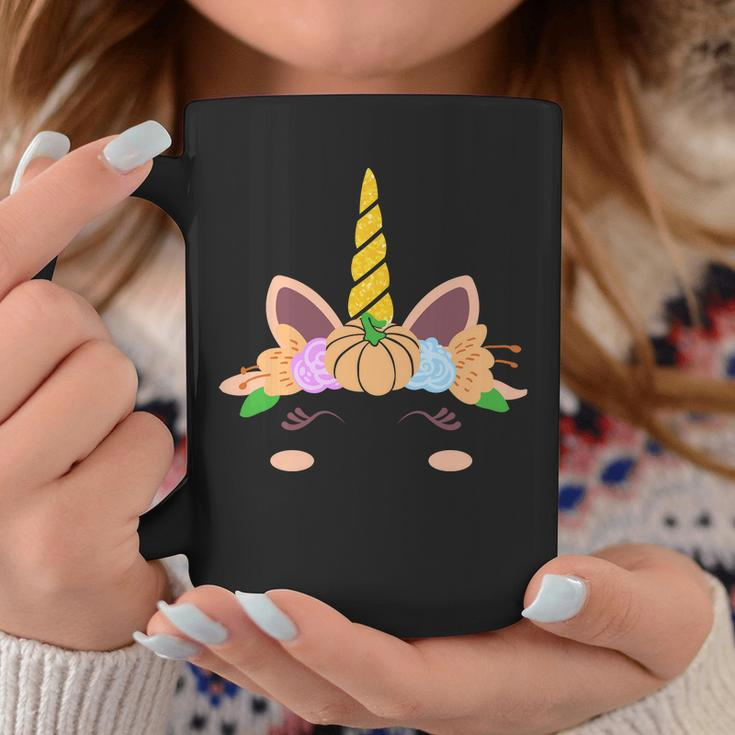 Pumpkin Autumn Fall Unicorn Cute Graphic Design Printed Casual Daily Basic Coffee Mug Personalized Gifts