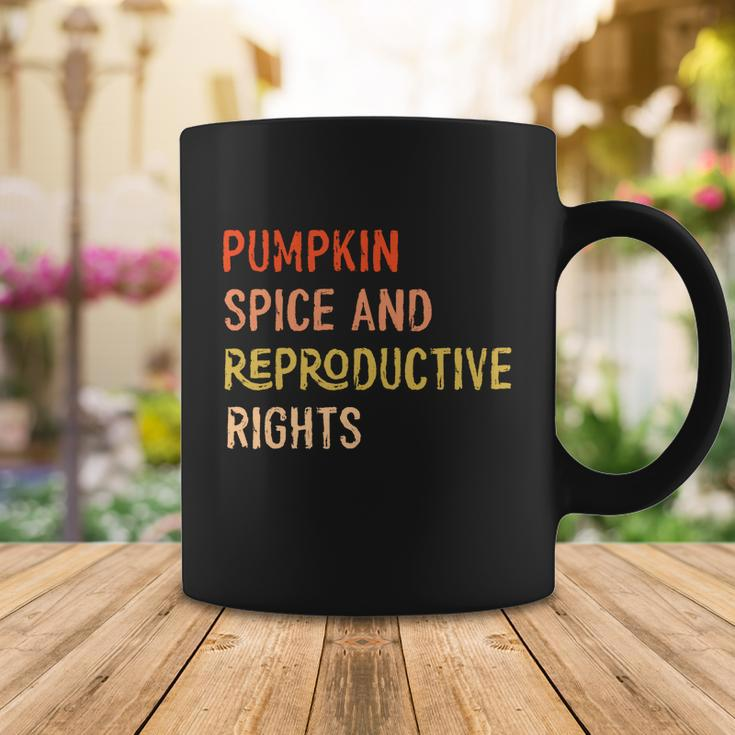 Pumpkin Spice And Reproductive Rights Fall Feminist Choice Gift V4 Coffee Mug Unique Gifts