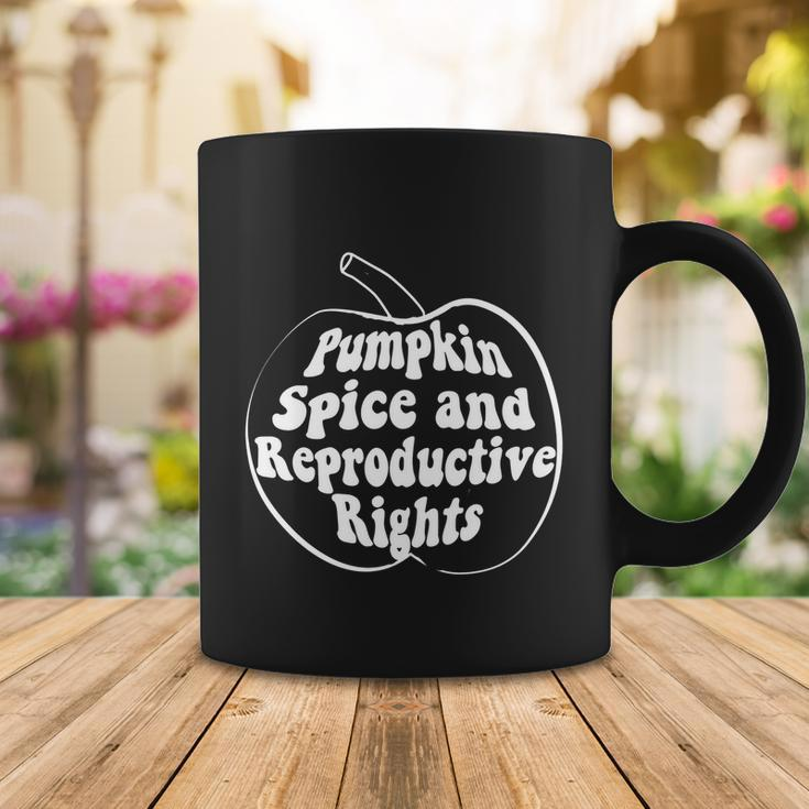 Pumpkin Spice And Reproductive Rights Fall Feminist Choice Gift V6 Coffee Mug Unique Gifts
