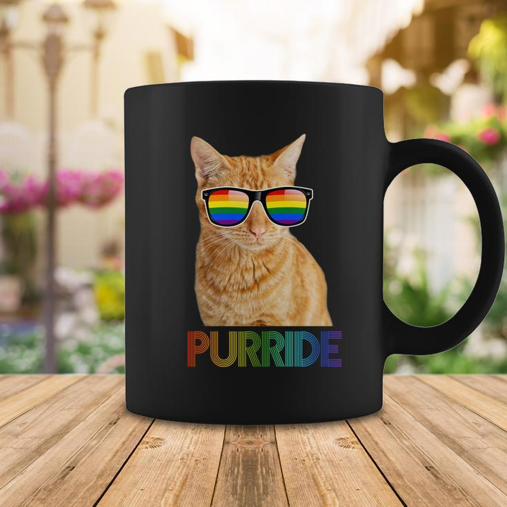 Puuride Gay Pride Lgbt Cat Coffee Mug Unique Gifts