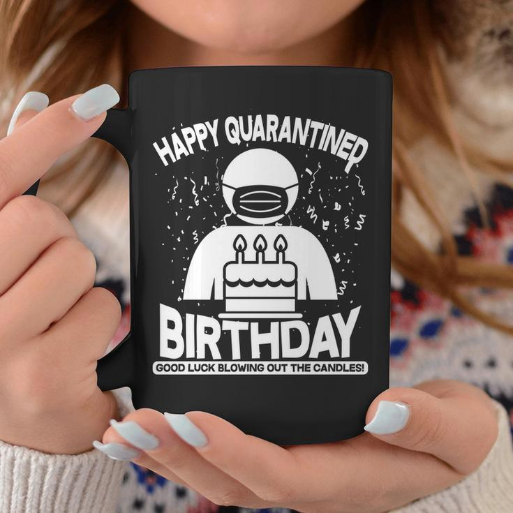 Quarantined Birthday Good Luck Blowing Out The Candles Graphic Design Printed Casual Daily Basic Coffee Mug Personalized Gifts