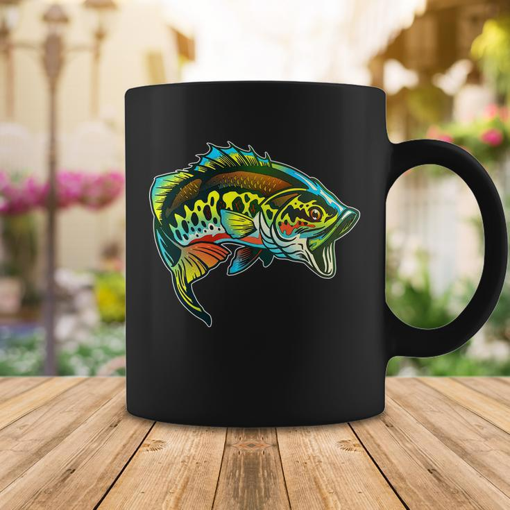 Rainbow Colorful Bass Coffee Mug Unique Gifts