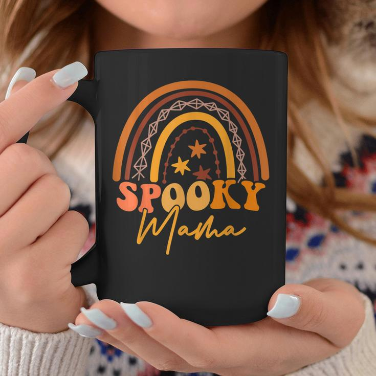 Rainbow Spooky Mama Spooky Mini Mommy And Me Funny Halloween Coffee Mug Personalized Gifts