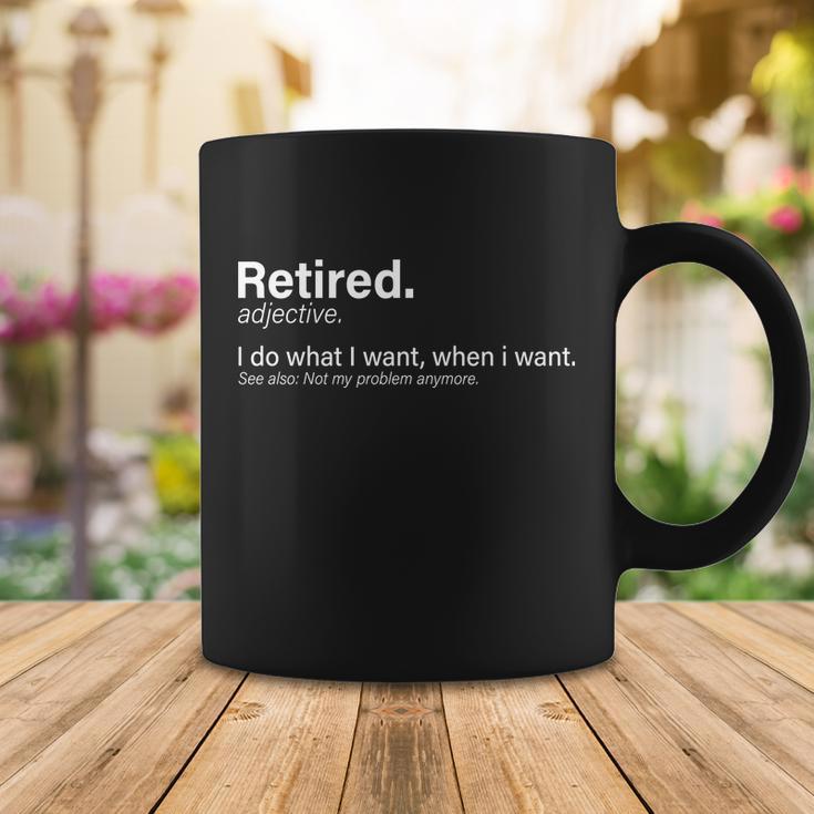 Retired Definition Tshirt Coffee Mug Unique Gifts