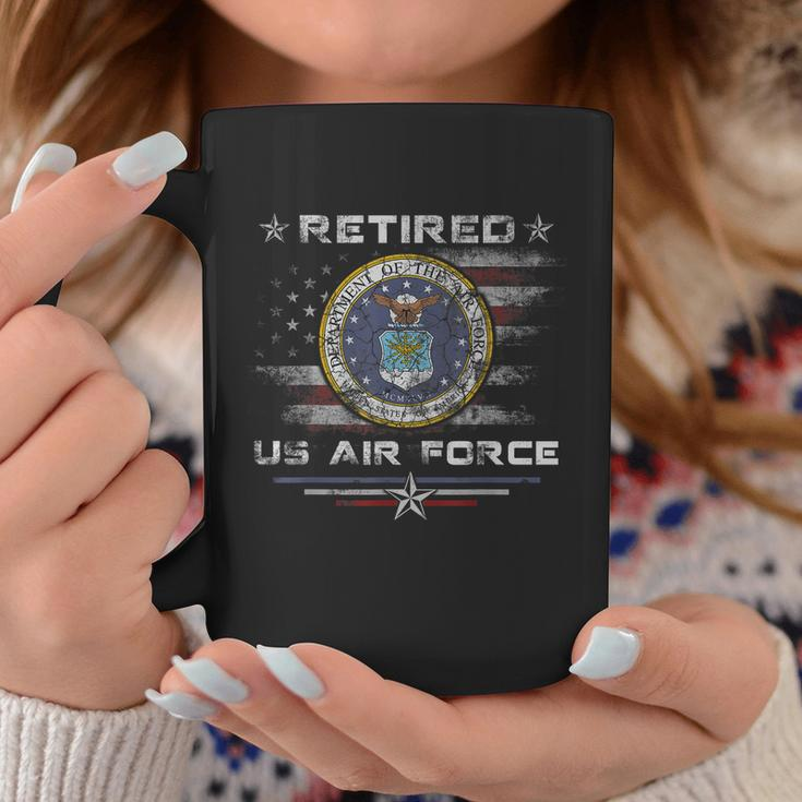 Retired Us Air Force Veteran Great Gift Thanksgiving Gift Graphic Design Printed Casual Daily Basic Coffee Mug Personalized Gifts