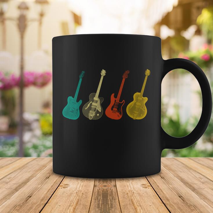 Retro Electric Guitar Coffee Mug Unique Gifts