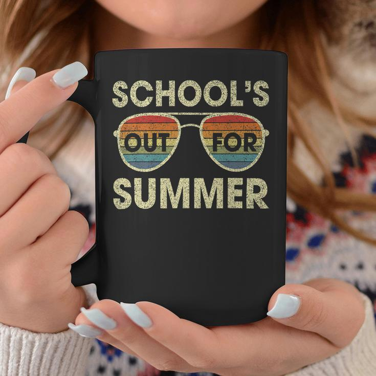 Retro Last Day Of School Schools Out For Summer Teacher V2 Coffee Mug Funny Gifts