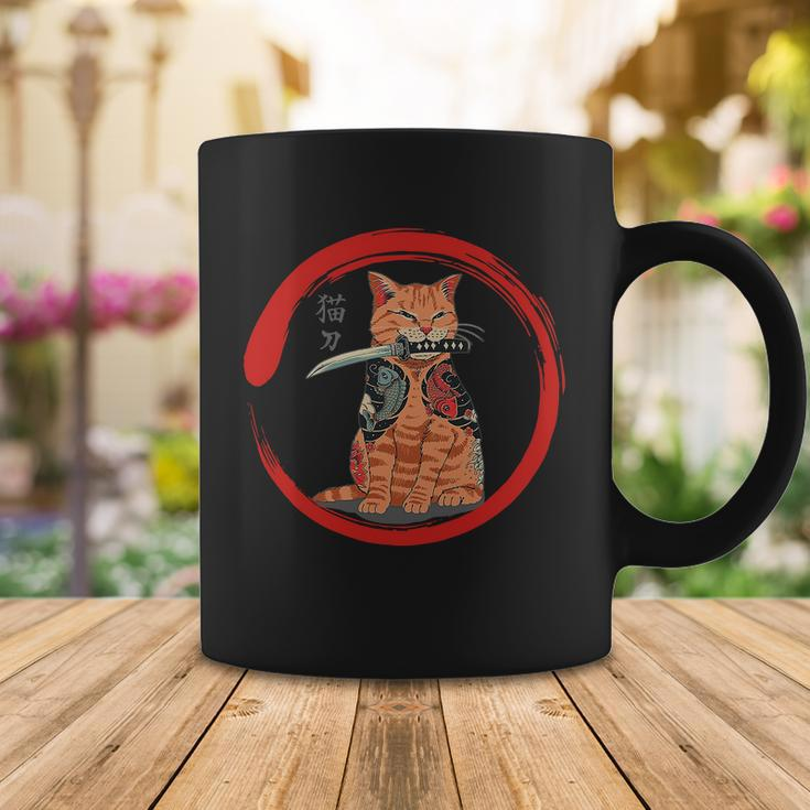 Samurai Cattana Emblem Coffee Mug Unique Gifts