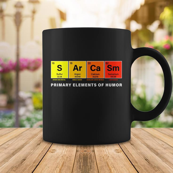 Sarcasm Primary Elements Of Humor Tshirt V2 Coffee Mug Unique Gifts