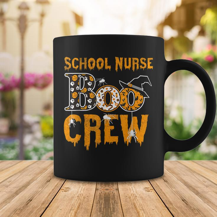 School Nurse Teacher Boo Crew Halloween School Nurse Teacher Coffee Mug Funny Gifts